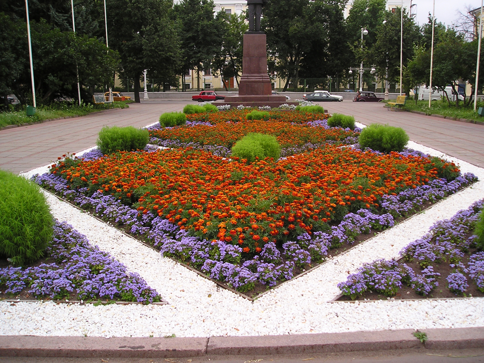 Фото цветников в перми